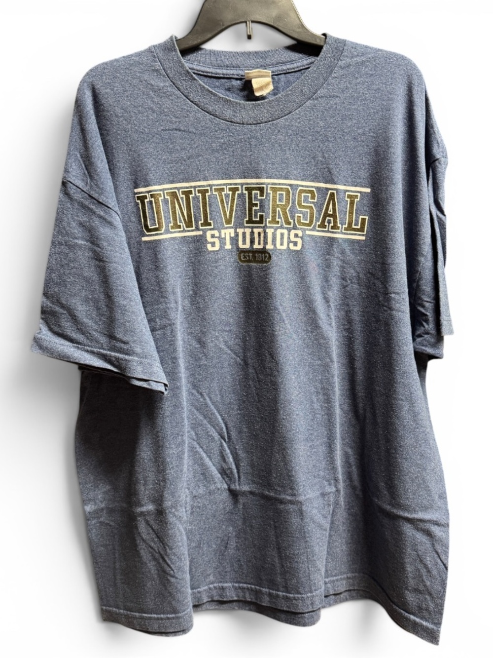 Universal Studios Graphic T-Shirt Men's XXL Heather Blue Souvenir Tee EUC
